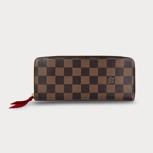 Louis Vuitton Brown and Black Checkered Wallet